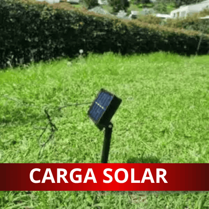 Luces Navideñas🎄 Con Panel Solar Para ahorrar luz