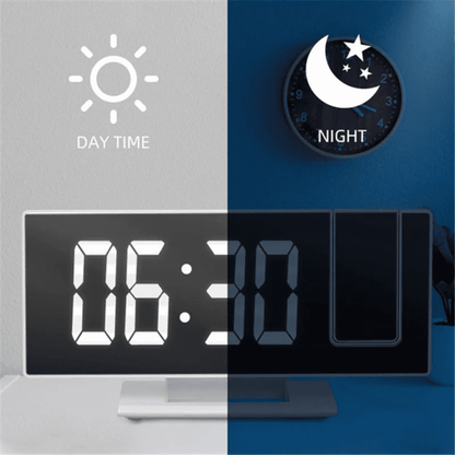 ⏰RELOJ DESPERTADOR CON PROYECTOR DE HORA DIGITAL